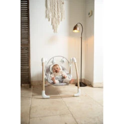 Balancelle Dolphy BO JUNGLE Blanc/bois -Made 4 Baby Boutique b dolphy balancelle 3
