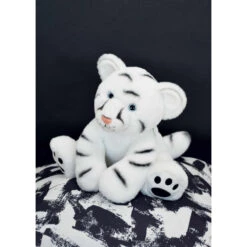 Bébé Tigre 25cm "Terre Sauvage" HISTOIRE D'OURS Blanc -Made 4 Baby Boutique bebe tigre blanc 25cm 2