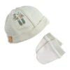 Bonnet + Moufles Naissance Vert SAUTHON Botanica -Made 4 Baby Boutique bonnet moufles naissance vert sauthon botanica