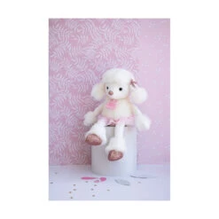 Caniche Roxane PM "Les Petits Twist" HISTOIRE D'OURS Blanc -Made 4 Baby Boutique caniche roxane pm les petits twist 2