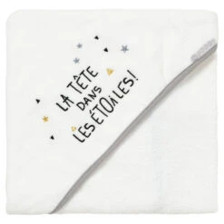 Sortie De Bain 70x70 LITTLE BAND Etoiles Filantes -Made 4 Baby Boutique cape de bain 70x70cm 1