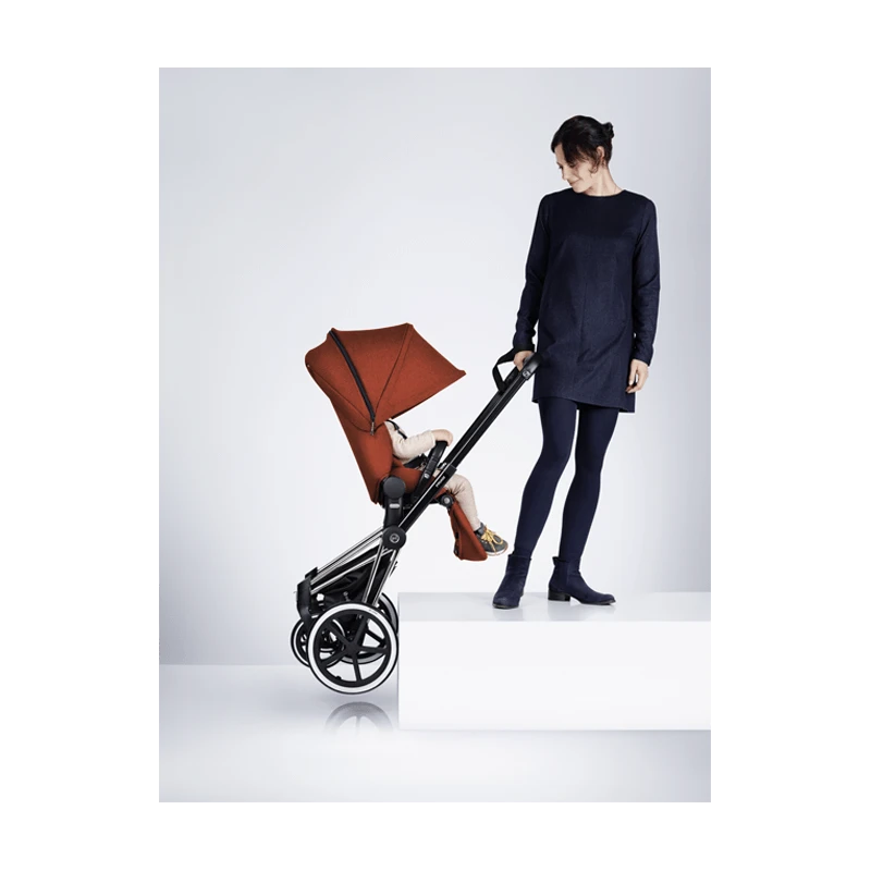 Châssis Priam Roues Tout Terrain CYBEX Matt Black 5 Châssis Priam Roues Tout Terrain CYBEX Matt Black – Image 3