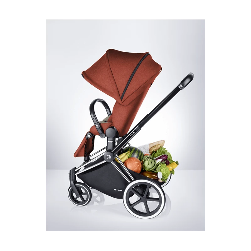 Châssis Priam Roues Tout Terrain CYBEX Matt Black 7 Châssis Priam Roues Tout Terrain CYBEX Matt Black – Image 5