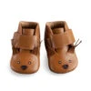 Chaussons En Cuir écureuil Camel 0/6 M MOULIN ROTY Pomme Des Bois -Made 4 Baby Boutique chaussons en cuir ecureuil camel 06 m moulin roty pomme des bois