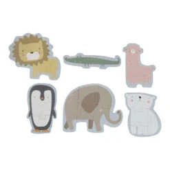 Coffret De 6 Puzzles Animaux Du Zoo LITTLE DUTCH