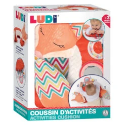 Coussin D'activités Renard LUDI -Made 4 Baby Boutique coussin d activites renard ludi 5