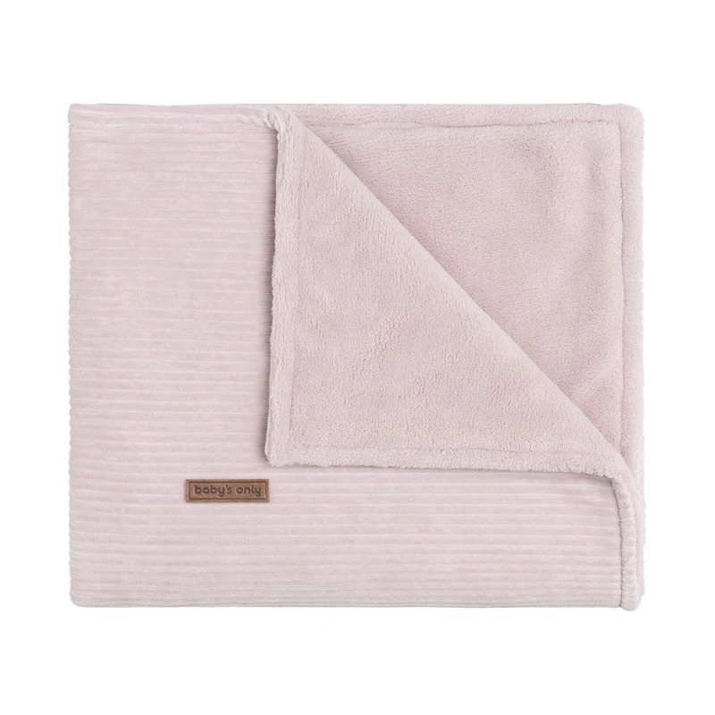 Couverture De Berceau Doublée Sense BABY'S ONLY Vieux Rose 3 Couverture De Berceau Doublée Sense BABY'S ONLY Vieux Rose