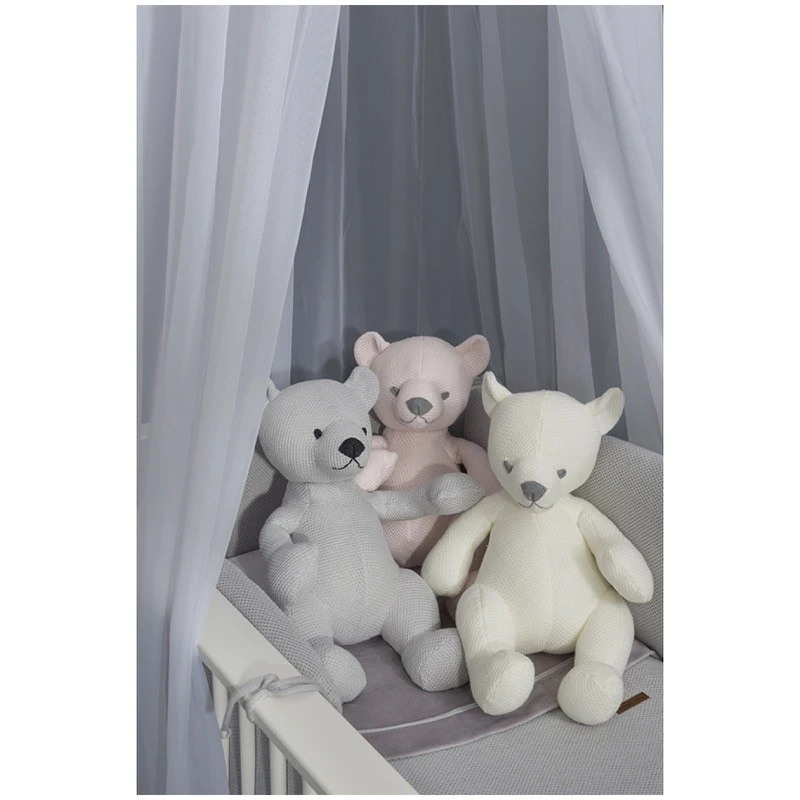 Couverture De Lit 130x100 BABY'S ONLY Classic Gris Argent 5 Couverture De Lit 130x100 BABY'S ONLY Classic Gris Argent – Image 3