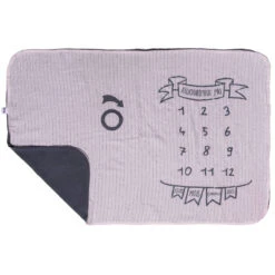 Couverture Décor Pour Photos BB&CO Dragée/gris Foncé