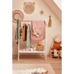 Couverture Tricot 75 X 100 En Coton Bio Dino NOUKIES Tiga, Stegi & Ops -Made 4 Baby Boutique couverture tricot 75 x 100 en coton bio noukies tiga stegi ops 5