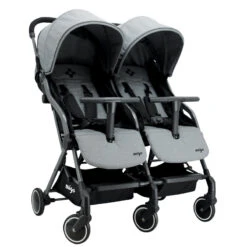 Poussette Double Gaya Twin MIGO Gris