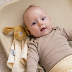 Doudou Chien En Flannelle Vanille NATTOU Charlie -Made 4 Baby Boutique doudou chien en flannelle vanille nattou charlie 1