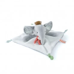 Doudou éléphant 25 Cm Couleurs Savane DOUDOU ET COMPAGNIE Gris