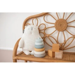 Doudou En Tricot Ours MINENE Crème -Made 4 Baby Boutique doudou en tricot ours minene creme 2