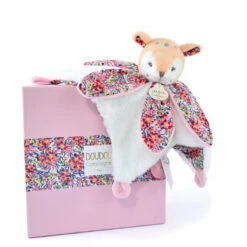 Doudou Pétales Faon Boh'aime DOUDOU ET COMPAGNIE Rose -Made 4 Baby Boutique doudou faon petale 27cm bohaime doudoucompagnie rose 1
