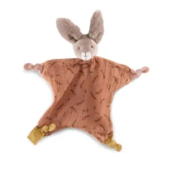 Doudou Lapin Argile MOULIN ROTY Trois Petits Lapins -Made 4 Baby Boutique doudou lapin argile moulin roty trois petits lapins 1