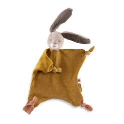 Doudou Lapin Ocre MOULIN ROTY Trois Petits Lapins -Made 4 Baby Boutique doudou lapin ocre moulin roty trois petits lapins 3
