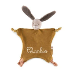 Doudou Lapin Ocre MOULIN ROTY Trois Petits Lapins -Made 4 Baby Boutique doudou lapin ocre moulin roty trois petits lapins 4