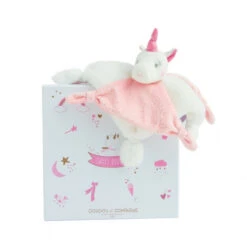Doudou Licorne Rose DOUDOU ET COMPAGNIE