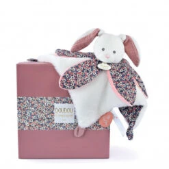 Doudou Pétales Lapin Boh'aime DOUDOU ET COMPAGNIE Rose -Made 4 Baby Boutique doudou petales lapin boh aime doudou et compagnie rose 1 2