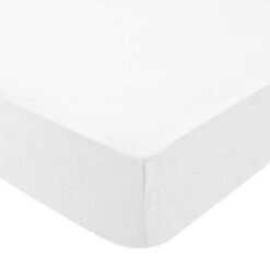 Drap-housse Bio 60x120 DOMIVA Blanc