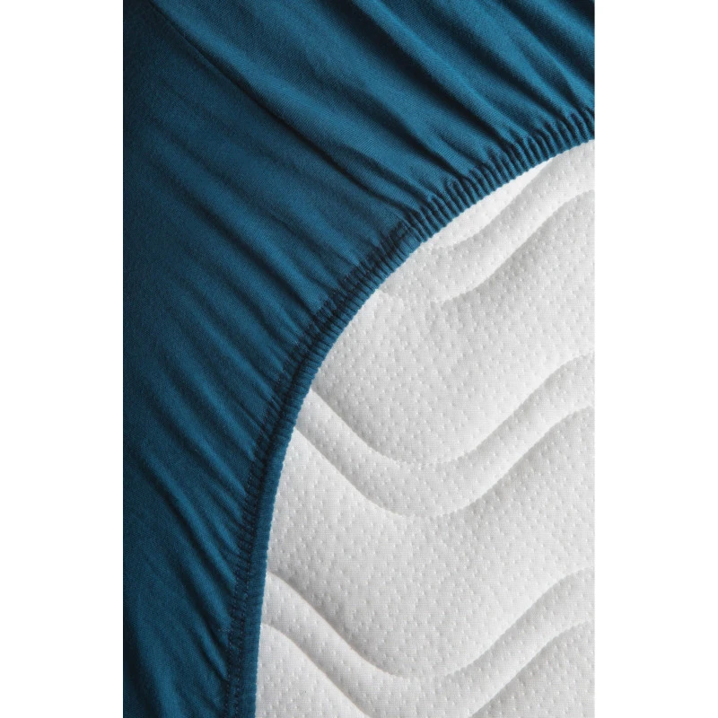 Drap-housse 70x140 En Coton Bio KADOLIS Bleu Nuit 5 Drap-housse 70x140 En Coton Bio KADOLIS Bleu Nuit – Image 3