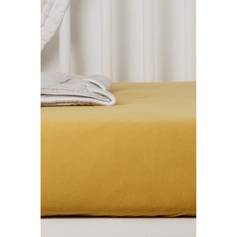 Drap-housse 60x120 En Coton Bio KADOLIS Miel 5 Drap-housse 60x120 En Coton Bio KADOLIS Miel – Image 3