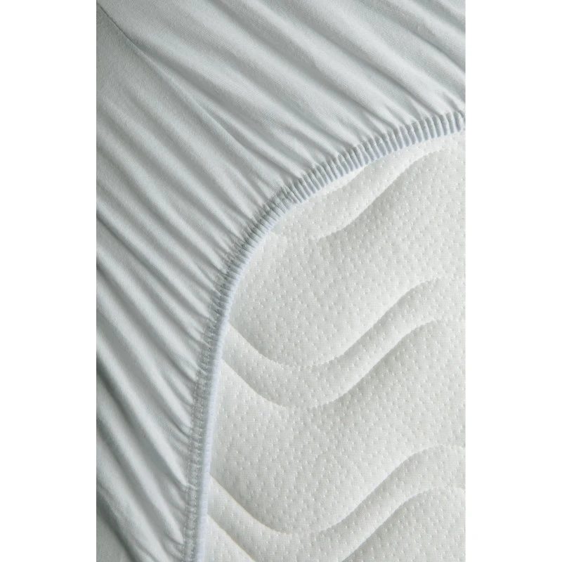 Drap-housse 40x80 En Coton Bio KADOLIS Gris Perle 4 Drap-housse 40x80 En Coton Bio KADOLIS Gris Perle – Image 2