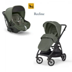 Duo Electa Avec Siège I-Size Darwin Recline INGLESINA Tribeca Green/Total Black