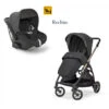 Duo Electa Avec Siège I-Size Darwin Recline INGLESINA Upper Black/Iridium Black -Made 4 Baby Boutique duo electa avec siege i size darwin recline inglesina upper blackiridium black
