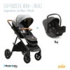 Duo Poussette Aeria + I-Snug 2 JOIE Signature Carbon / Shale -Made 4 Baby Boutique duo poussette aeria i snug 2 joie signature carbon shale