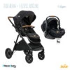 Duo Poussette Aeria + Siège Auto I-Level Recline JOIE Signature Eclipse -Made 4 Baby Boutique duo poussette aeria siege auto i level recline joie signature eclipse
