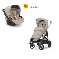Duo Poussette Aptica Darwin Recline INGLESINA Pashmina Beige/Palladio Black