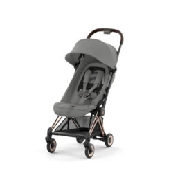 Duo Poussette Coya + Siège Cloud T CYBEX Rosegold/Mirage Grey -Made 4 Baby Boutique duo poussette coya siege cloud t cybex rosegoldmirage grey 4