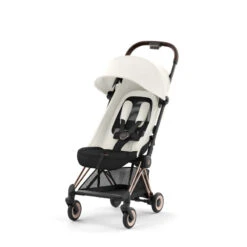 Duo Poussette Coya + Siège Cloud T CYBEX Rosegold/Off White/Black -Made 4 Baby Boutique duo poussette coya siege cloud t cybex rosegoldoff whiteblack 4