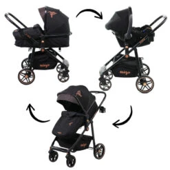 Duo Poussette Kiara + Beone Evo R129 MIGO Gold