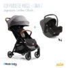 Duo Poussette Parcel + I-Snug 2 JOIE Signature Carbon / Shale -Made 4 Baby Boutique duo poussette parcel i snug 2 joie signature carbon shale