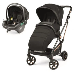 Duo Poussette Vivace + Primo Viaggio Lounge PEG PEREGO Bronze Noir/Licorice