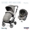 Duo Poussette Vivace + Primo Viaggio Lounge PEG PEREGO City Grey -Made 4 Baby Boutique duo poussette vivace primo viaggio lounge peg perego city grey