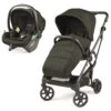 Duo Poussette Vivace + Primo Viaggio Lounge PEG PEREGO Green -Made 4 Baby Boutique duo poussette vivace primo viaggio lounge peg perego green