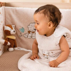 Gigoteuse 70cm Beige NATTOU Boris & Jungo -Made 4 Baby Boutique gigoteuse 70cm beige nattou boris jungo 2