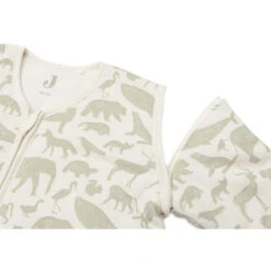 Gigoteuse à Manches Amovibles 110 Cm JOLLEIN Animals Olive Green -Made 4 Baby Boutique gigoteuse a manches amovibles 110 cm jollein animals olive green 1 3