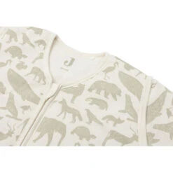 Gigoteuse à Manches Amovibles 70 Cm JOLLEIN Animals Olive Green -Made 4 Baby Boutique gigoteuse a manches amovibles 70 cm jollein animals olive green 1 4