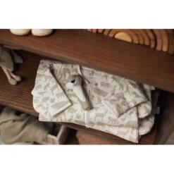 Gigoteuse à Manches Amovibles 70 Cm JOLLEIN Animals Olive Green -Made 4 Baby Boutique gigoteuse a manches amovibles 70 cm jollein animals olive green 1 6