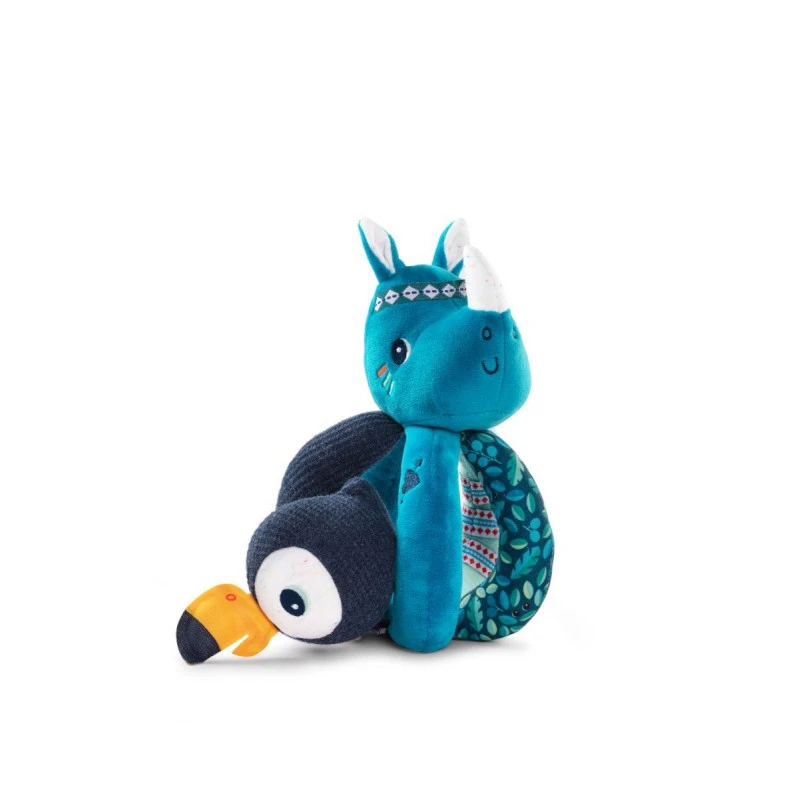 Hochet à Poignées Marius Le Rhinocéros LES LILLIPUTIENS 3 Hochet à Poignées Marius Le Rhinocéros LES LILLIPUTIENS