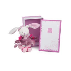 Hochet Cerise Le Lapin DOUDOU ET COMPAGNIE