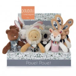 Hochet Pouët-pouët Boh’aime DOUDOU ET COMPAGNIE Coloris Assortis