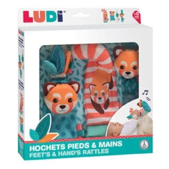 Hochets Pour Pieds Et Mains LUDI -Made 4 Baby Boutique hochets pour pieds et mains ludi 1 8