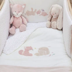Housse De Couette + Taie D'oreiller NATTOU Alice Et Pomme -Made 4 Baby Boutique housse de couette taie d oreiller nattou alice et pomme 2
