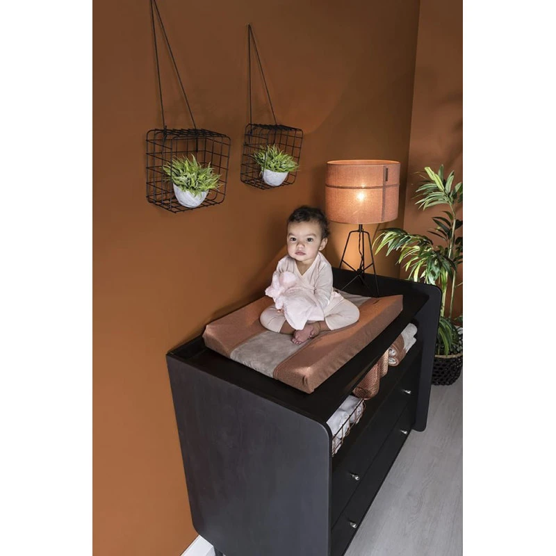 Housse De Matelas à Langer Sparkle BABYS ONLY Rouille Argent Mele 4 Housse De Matelas à Langer Sparkle BABYS ONLY Rouille Argent Mele – Image 2